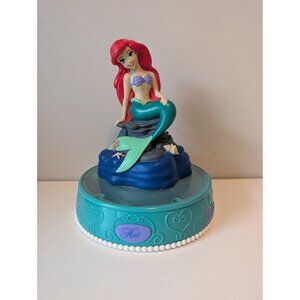 Disney Ariel Little Mermaid Light up Musical Talking Coin Bank Figurine Plastic